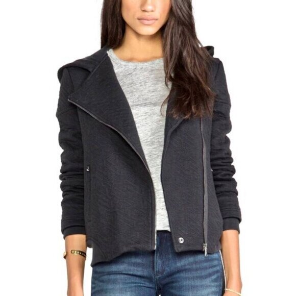 Marc by Marc Jacobs Cleo Quilted Fleece-Lined Jacket Black – S - Picture 3 of 15